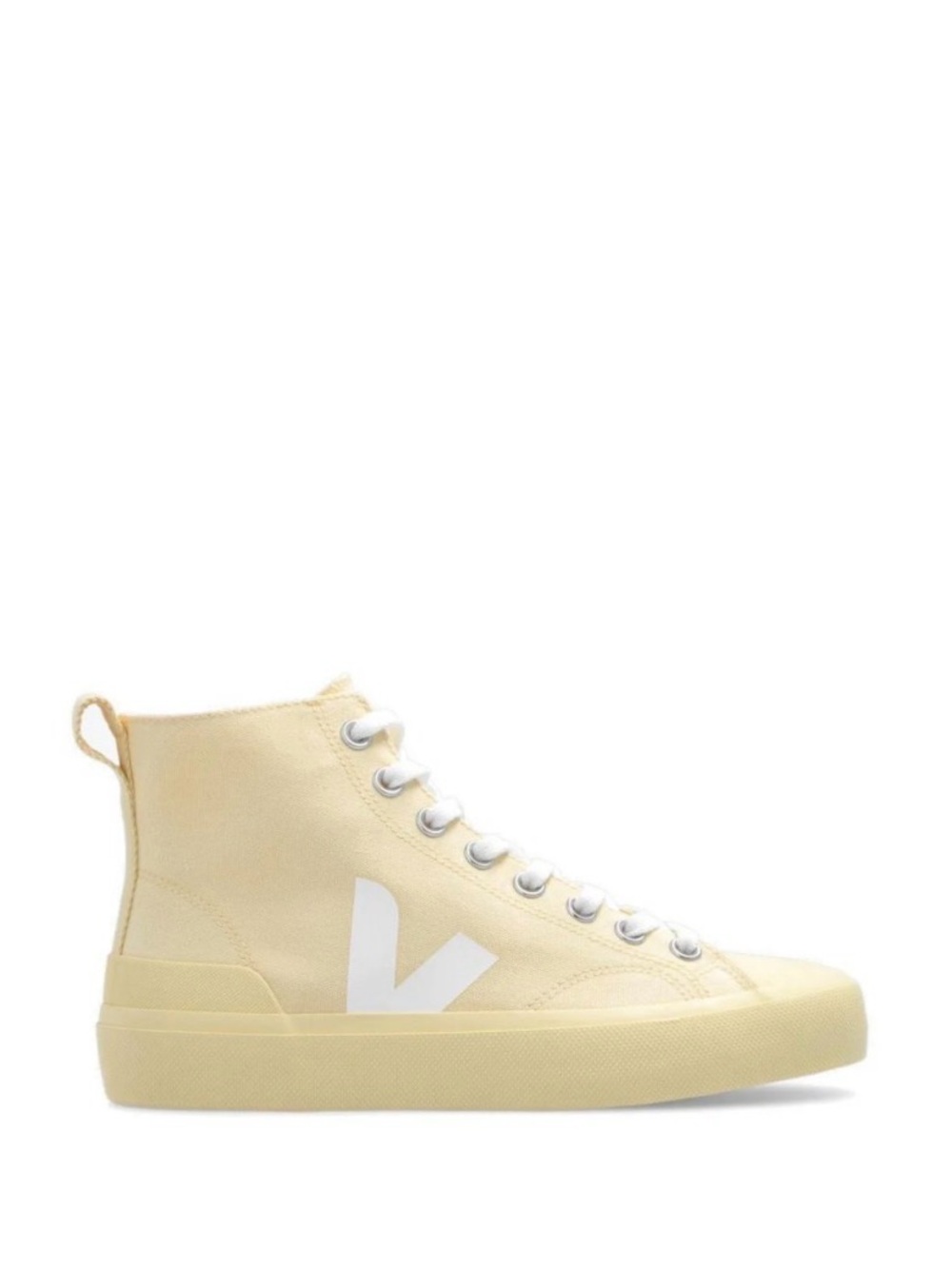 Veja Women’s High-Top Canvas Sneaker in Cream